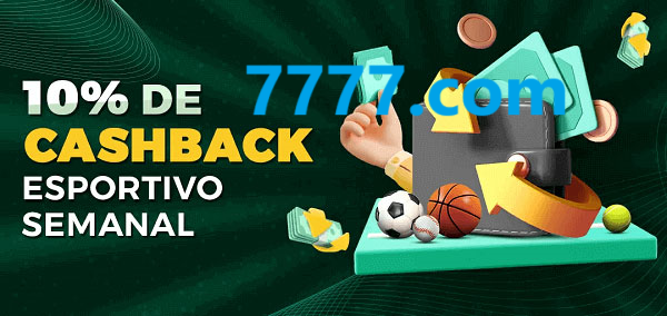 10% de bônus de cashback na 7777